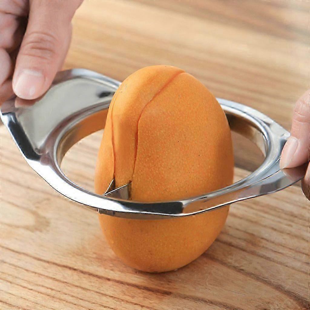 Premium Mango Slicer with Sharp Stainless Steel Blade and Ergonomic Handle