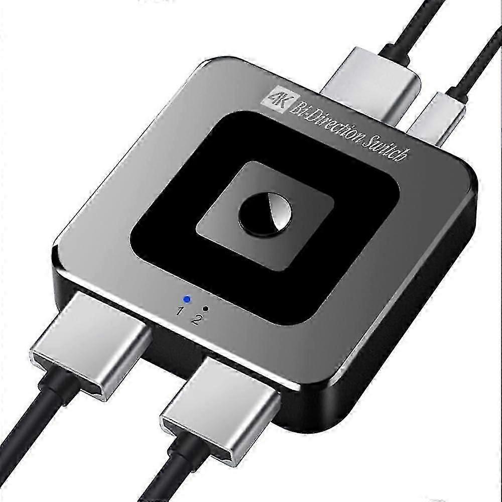HDMI Splitter Switcher 8K 60Hz 4K 120Hz Bi-Direction 2.1 HDMI Switch 1x2/2x1 Adapter 2 in 1 Out Converter for PS4/5 Xiaomi TV Box HDMI Splitter