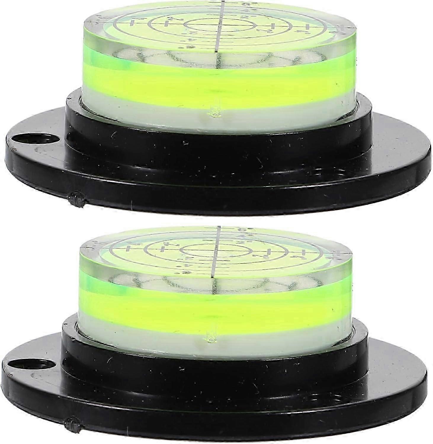 2pcs Universal Spirit Level, Small Leveler for Rv Campers and Small Level Bubble Level Gauge