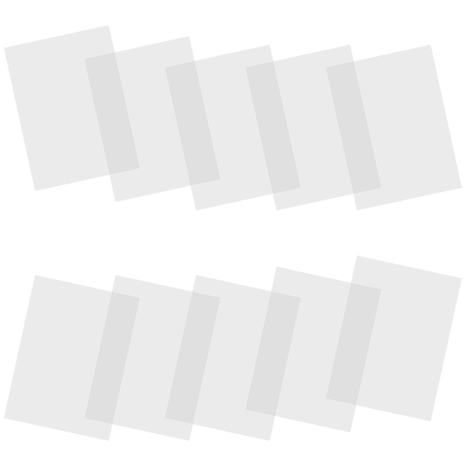 Clear Craft Plastic Sheets for Diy Activities Transparent Resin Craft Tools 10Pcs