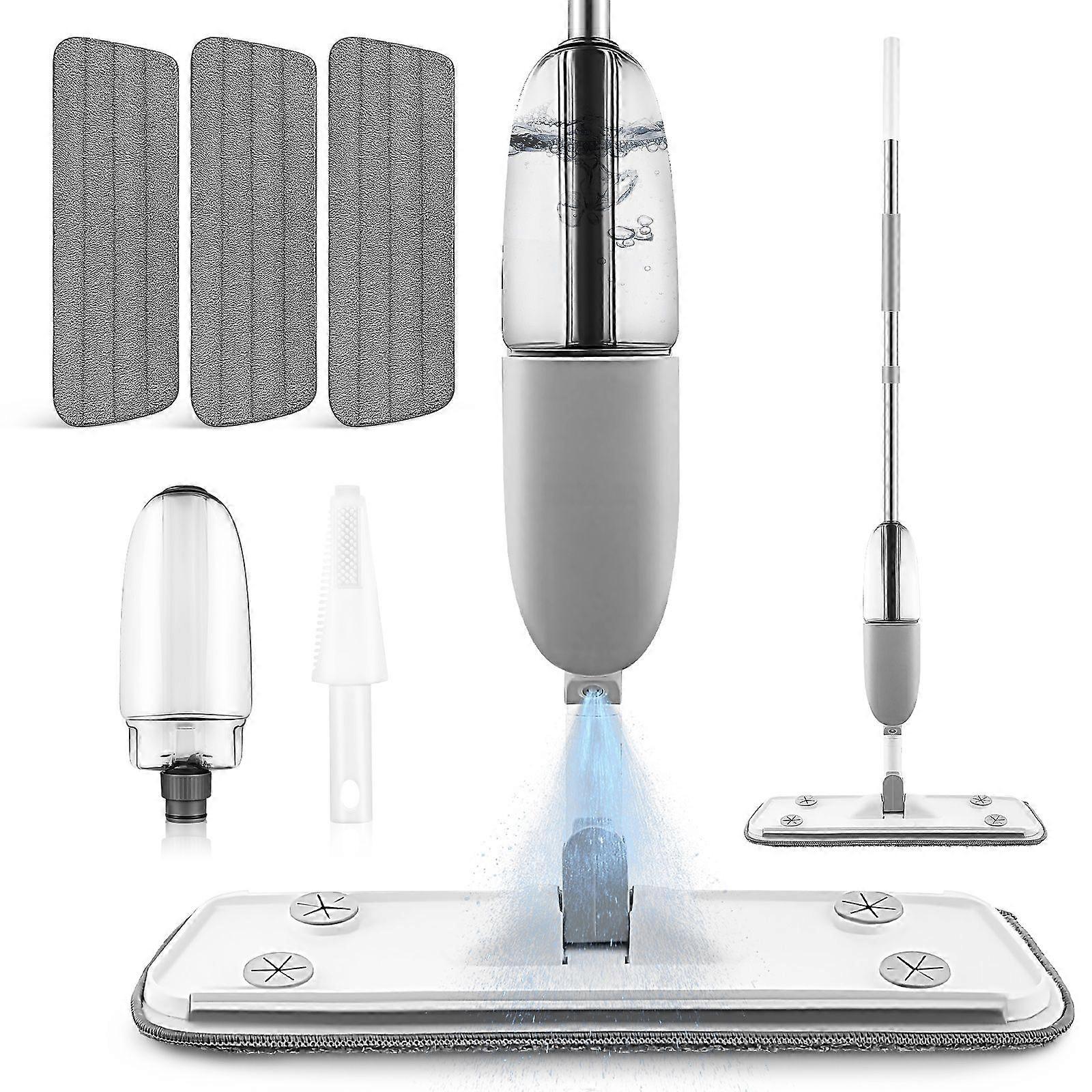 Spray Mop Floor Cleaning Mop Flat Mop Refillable Rotatable Spray Mop with Replacement Pads