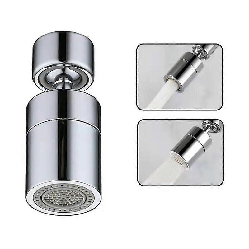 Swivel Faucet Unit, Brass Aerator, 2 Spray Modes, Adjustable Aerator Faucet, Water Saving
