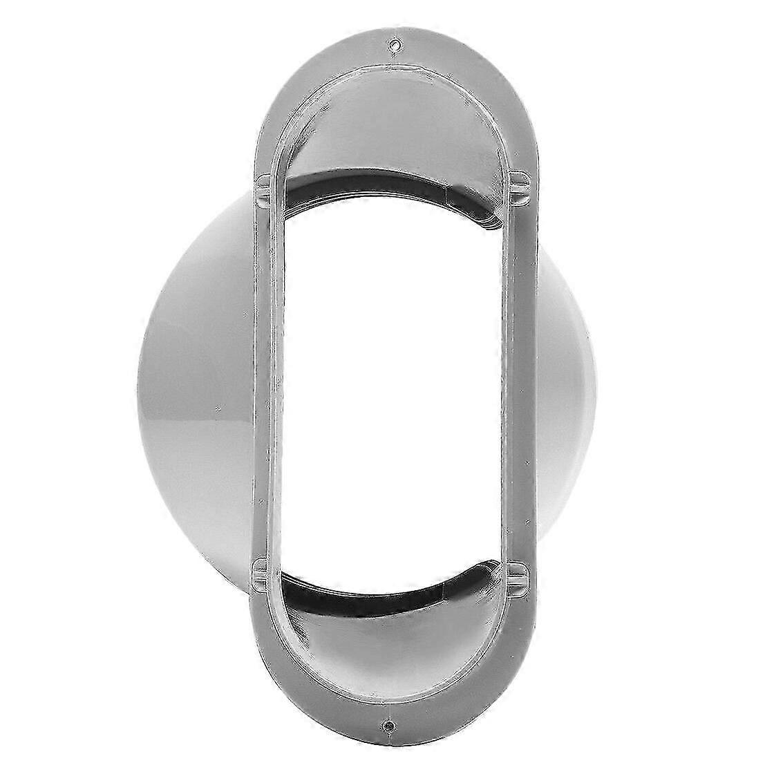 15CM Portable Air Conditioner Window Exhaust Duct Pipe Hose Interface Connector(Flat Nozzle)