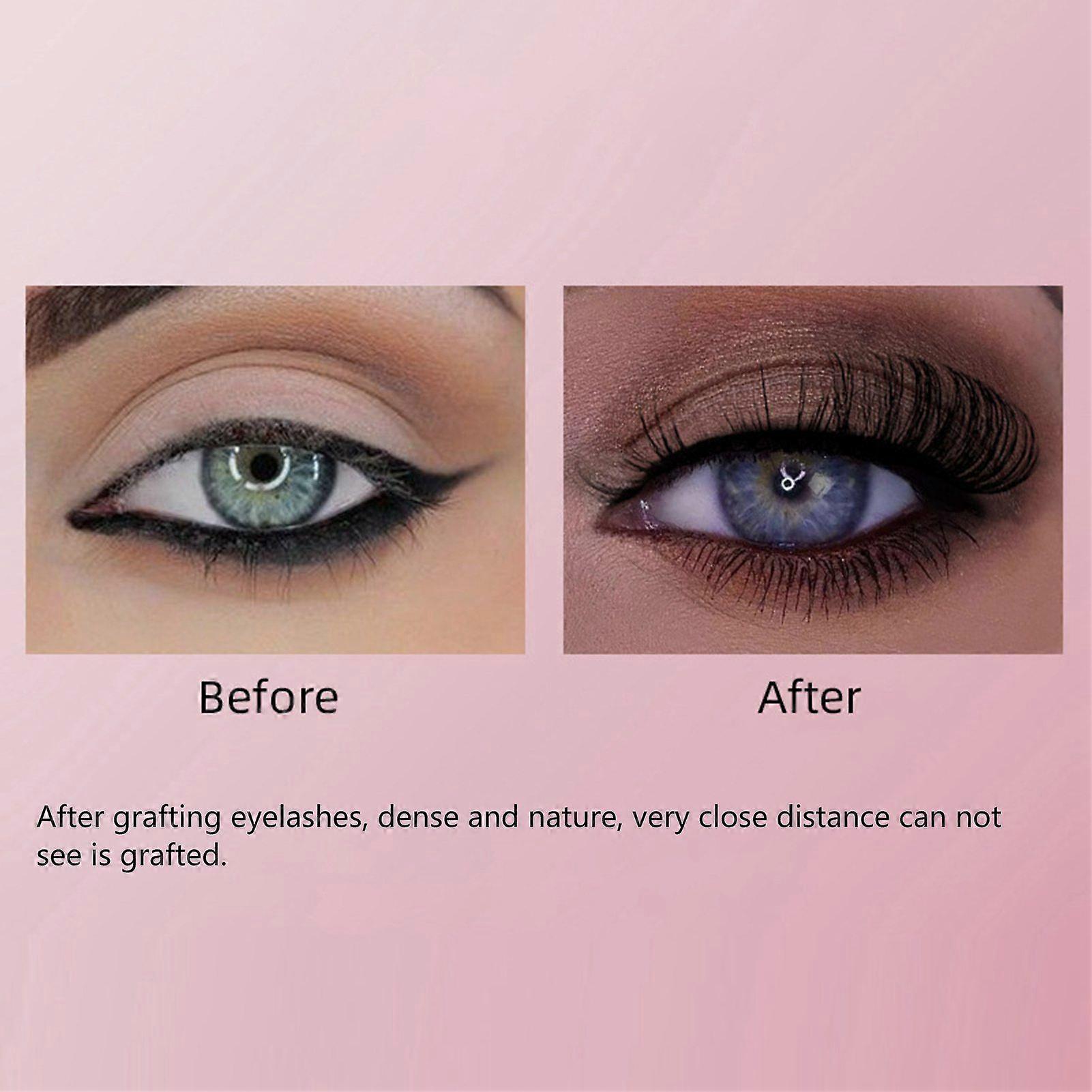 10 Pairs Reusable Self Adhesive Eyelashes No Glue or Eyeliner Needed Natural Thick False Lashes Extension