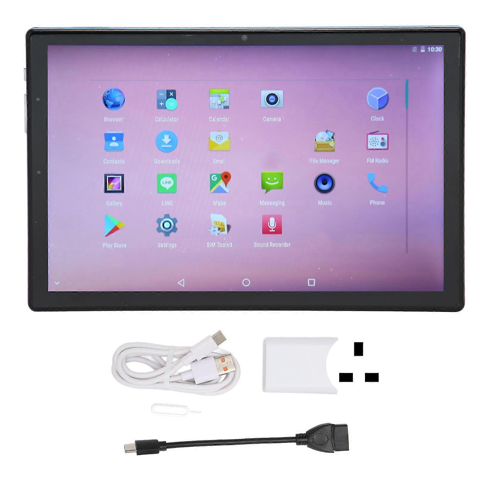 10in Tablet 8 Cores CPU IPS HD Large Screen 6GB 256GB 4G Network 5GWIFI for Android 11 Tablet