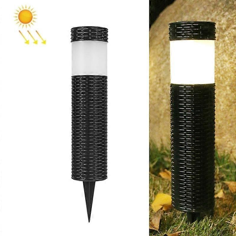 Solar Cylinder Lawn Light, Style: Warm Light Warm Light