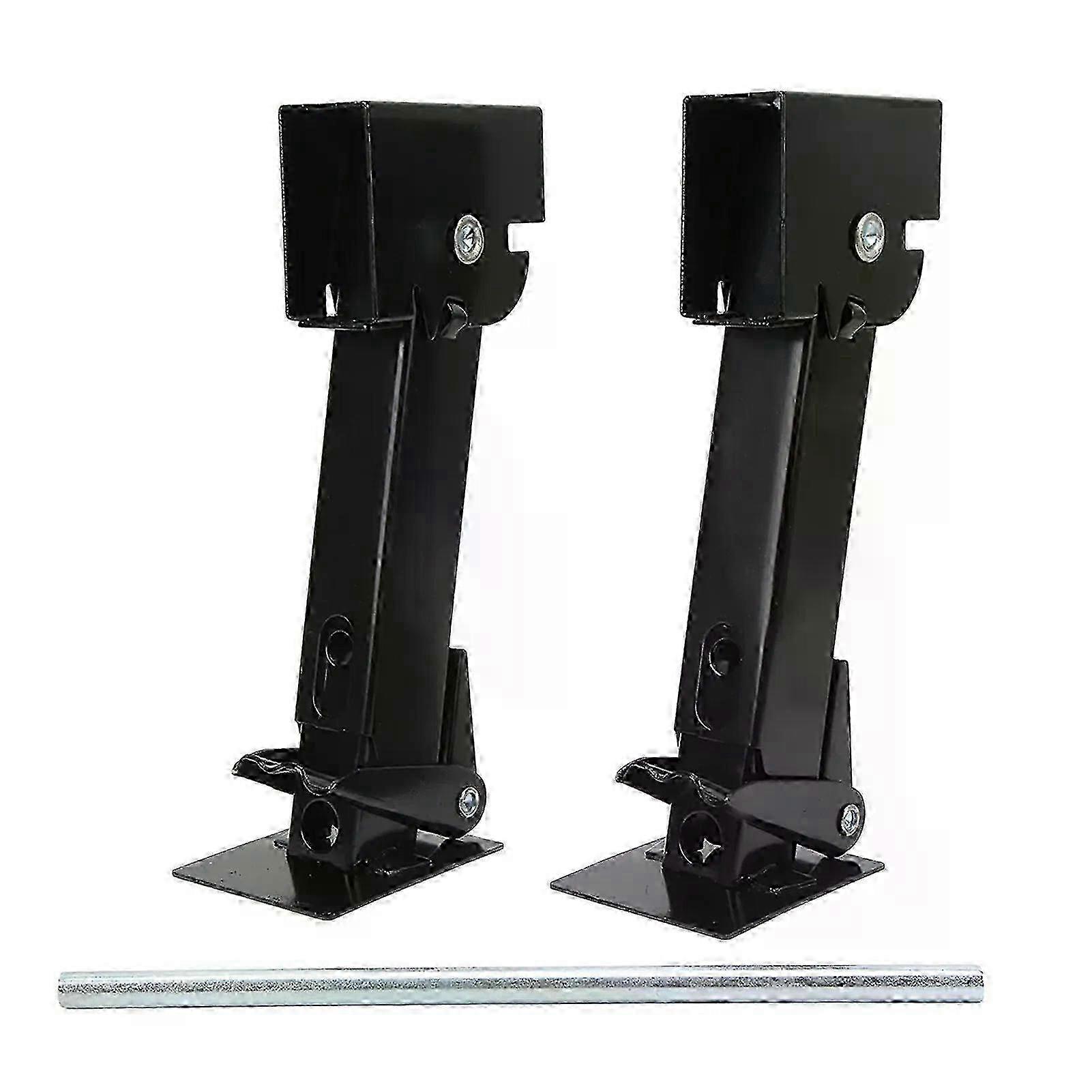 2PCS Stabilizer Jack Iron 650lb Support 1000lb Lifting Capacity Tel...