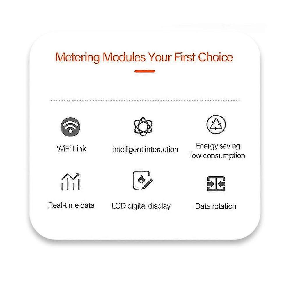 Single Phase Din Rail Wifi Smart Energy Meter Power Consumption Kwh...