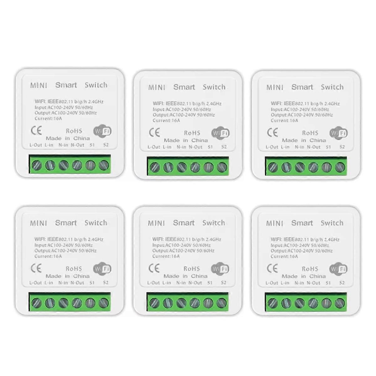 Tuya Mini Wifi Smart Switch Module Support 2 Way Control Smart Home