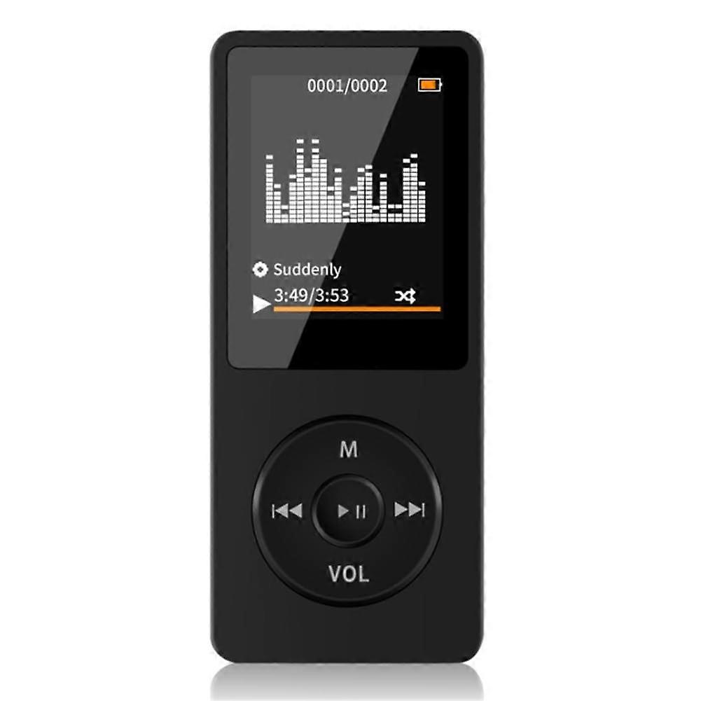 1.8-Inch Bluetooth MP3 Music Player, 8GB Ultra-Thin Design, MP3 Recorder, Video And Picture Viewer, External