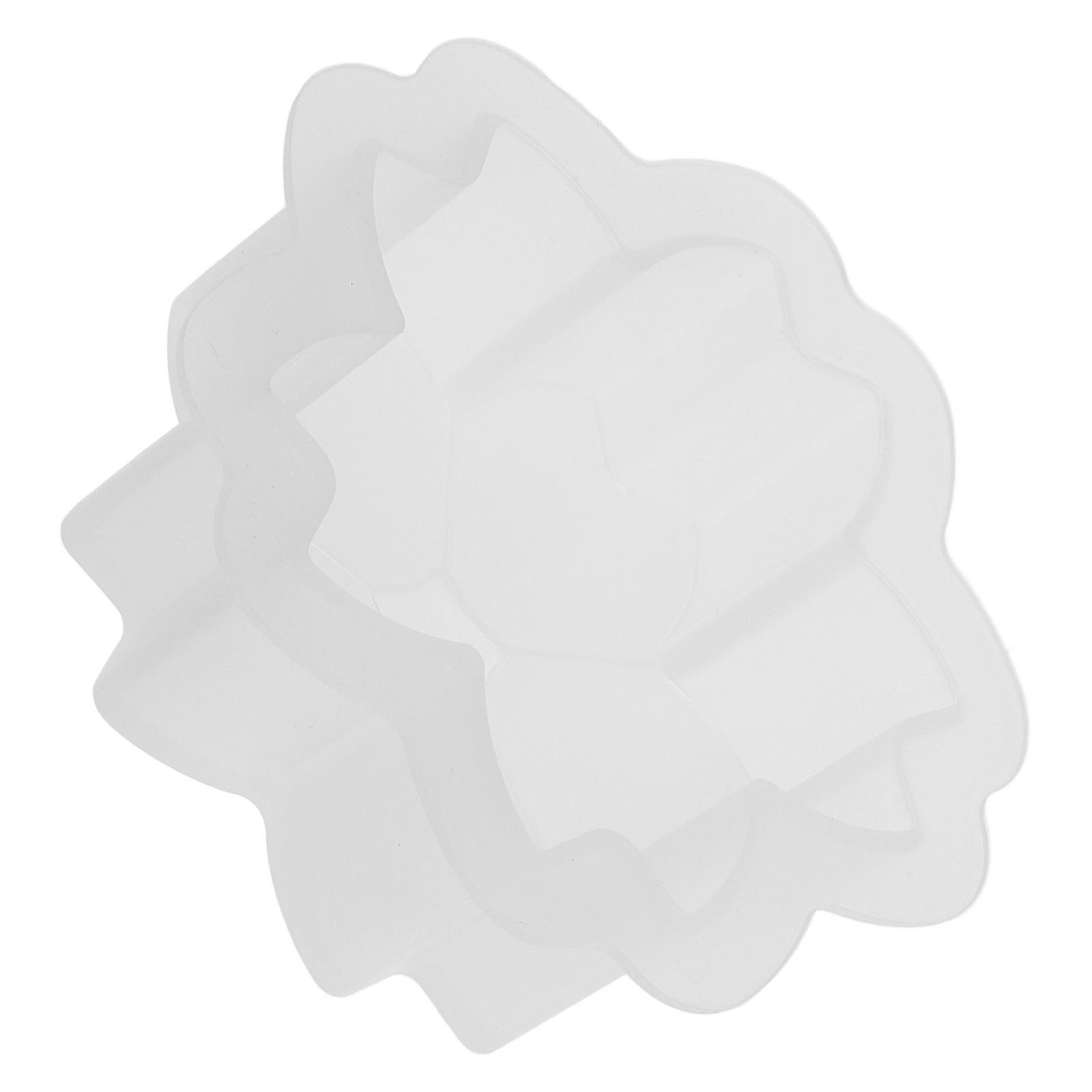 Flower Shaped Silicone Candle Mold for DIY Use Easy to Clean and Reusable Stylish Design 6 Cavities
