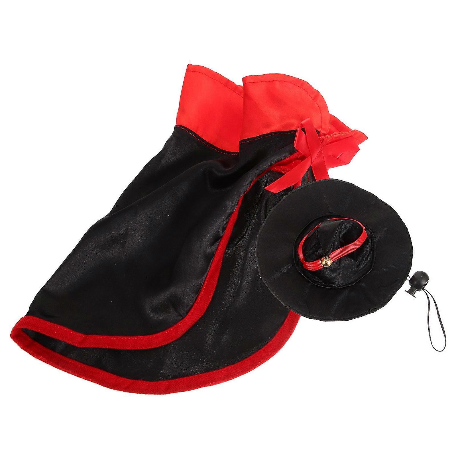 Funny Dog Costumes Halloween Costume Dog Cape And Headband Assorted Color Pets 1Set