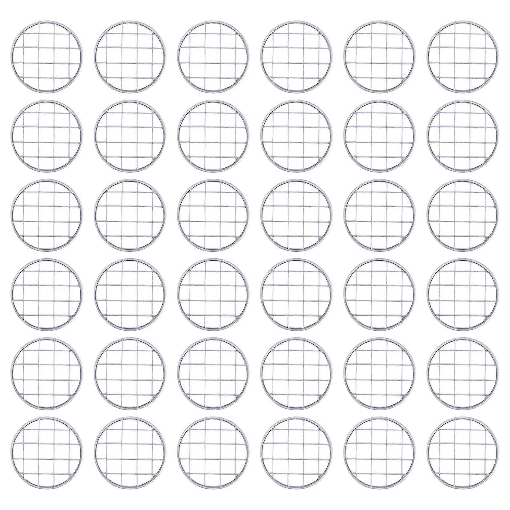 30 Pieces Flower Flower Lid Vase Insert Canning Insert Lid with Square Grids,70mm