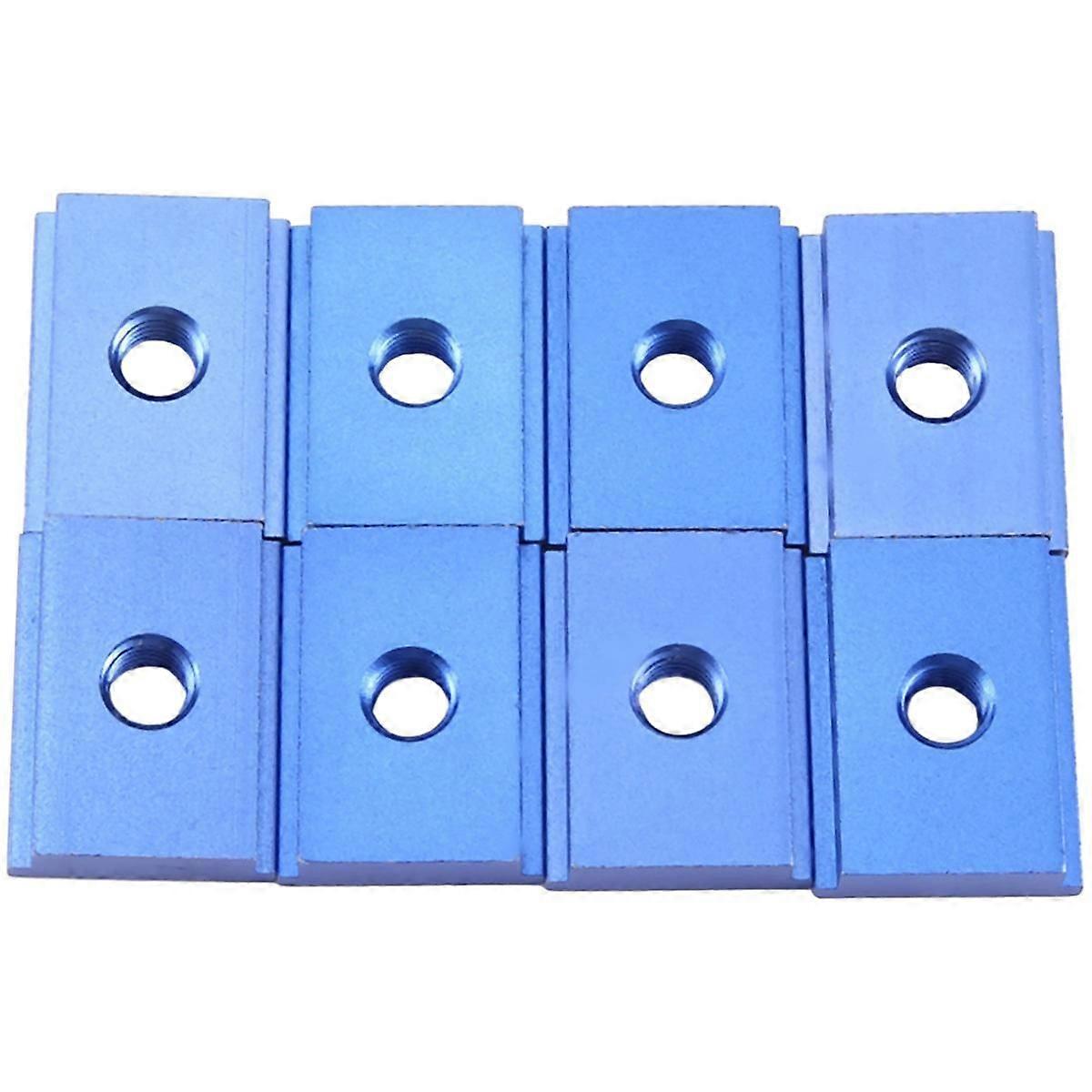 8 Pieces of M8 T Type Track Slider 30/45 Type Track Clamp Screw Groove Fastener Woodworking Tool Bl