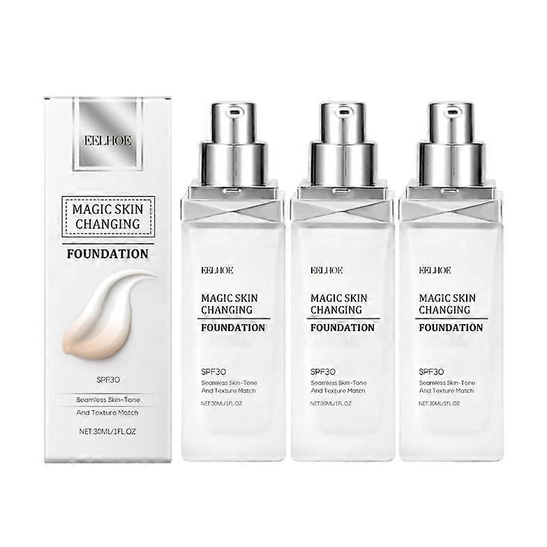 1/2/3pcs Changing Foundation, Colour-Changing Foundation, Colour Changing Foundation for Older Women