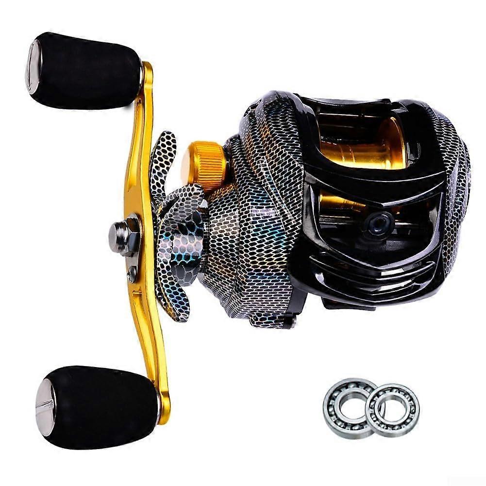 Lightweight Fishing Reel Magnetic Brake System LeftHand Baitcasting Reel for Performance
