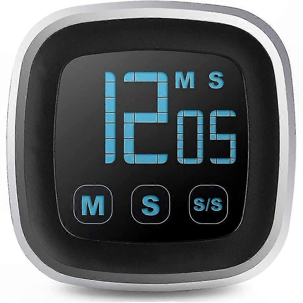 Digital Kitchen Timer with Touchscreen LCD for Cooking, Classroom, Gaming, Meetings, and Fitness Activities