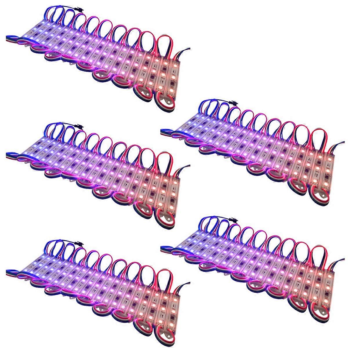 Colorful 5050 3 LED Modules RGB Waterproof IP68 DC12V for High Brightness Channel Letters