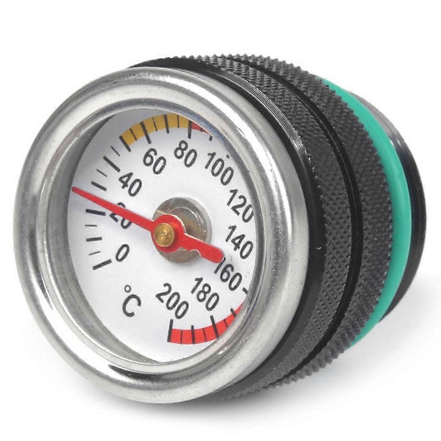 Universal Termometerolie erstatter hætte M30X1.5 Sort