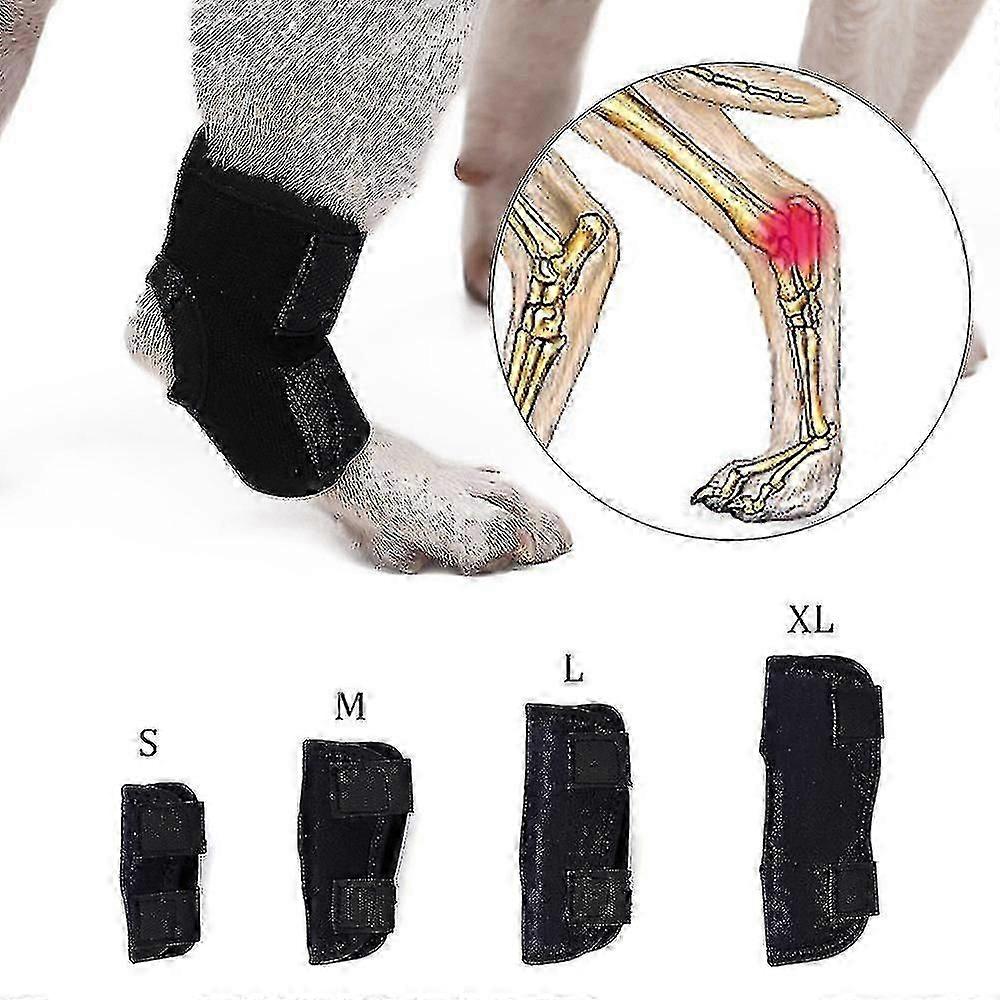 Hund knæbøjle skader Benbøjle Pet kirurgisk ledindpakning Beskyt sår Forrest Bagben Recovery Sle