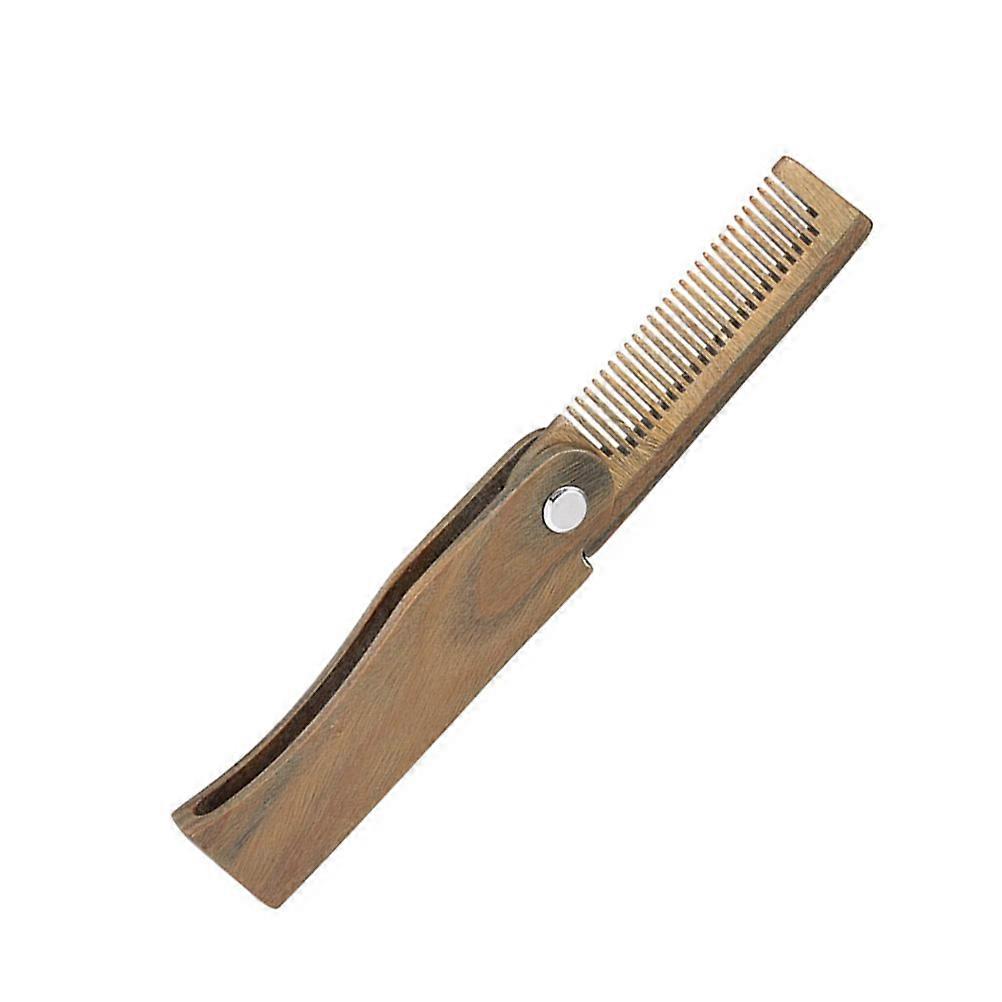 Wooden Beard Combs Small Beard Brush For Men Styling 1Set