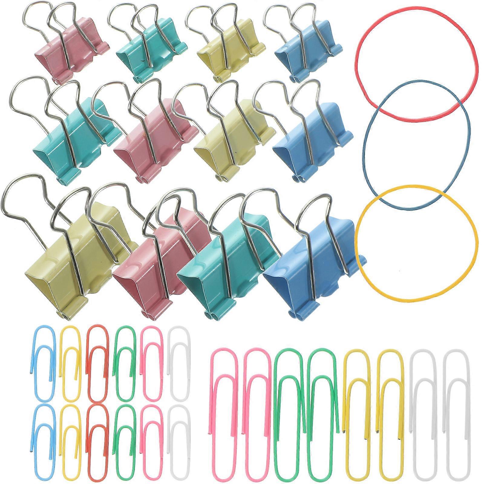 Long Tail Clips Multi-Function Paper Clips Office Clip Combination Set 1Set