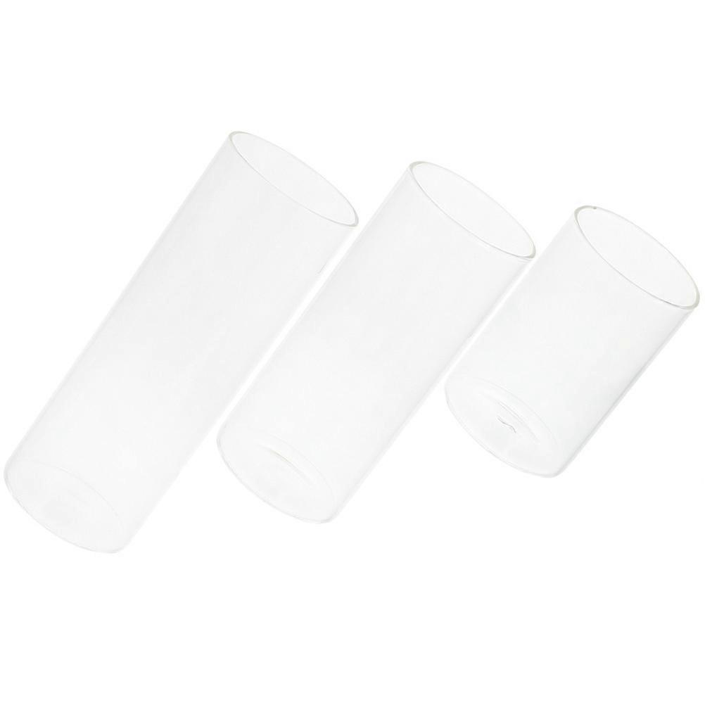 Transparent Glass Candleholders for Household Candle Shade Use 6Pcs Set