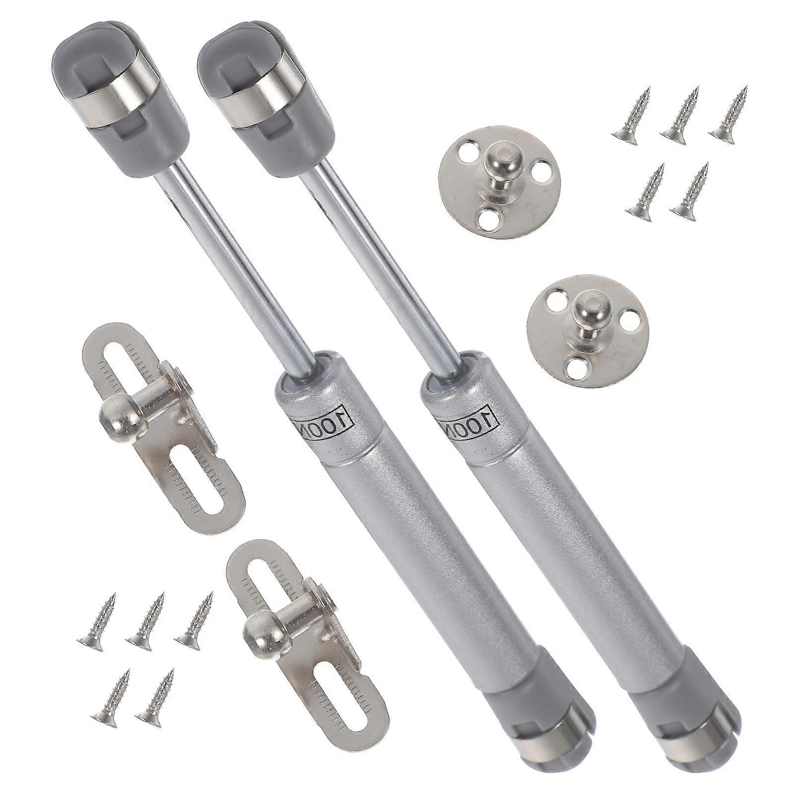 Close Door Hinges Lid Support Hinge for Cabinet 4Sets Silver Stainless
