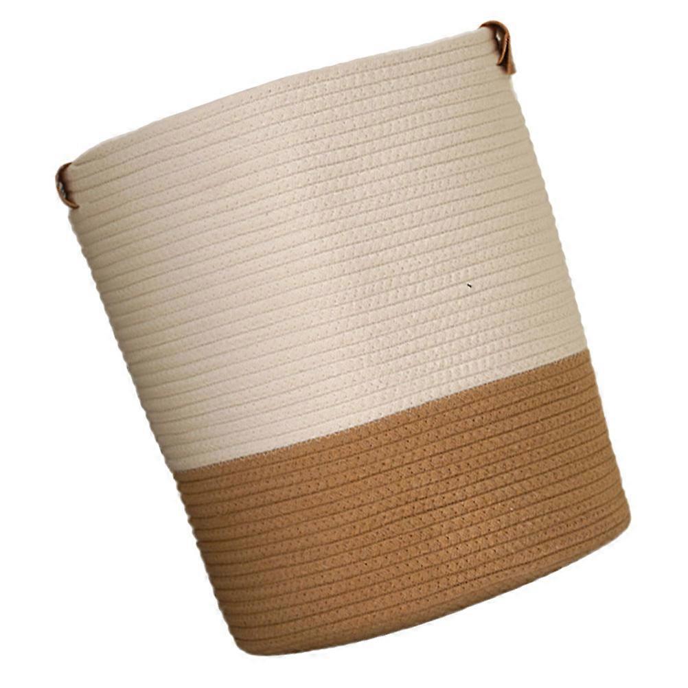 Sundries Storage Basket Cotton Rope Woven Basket for Storage Use