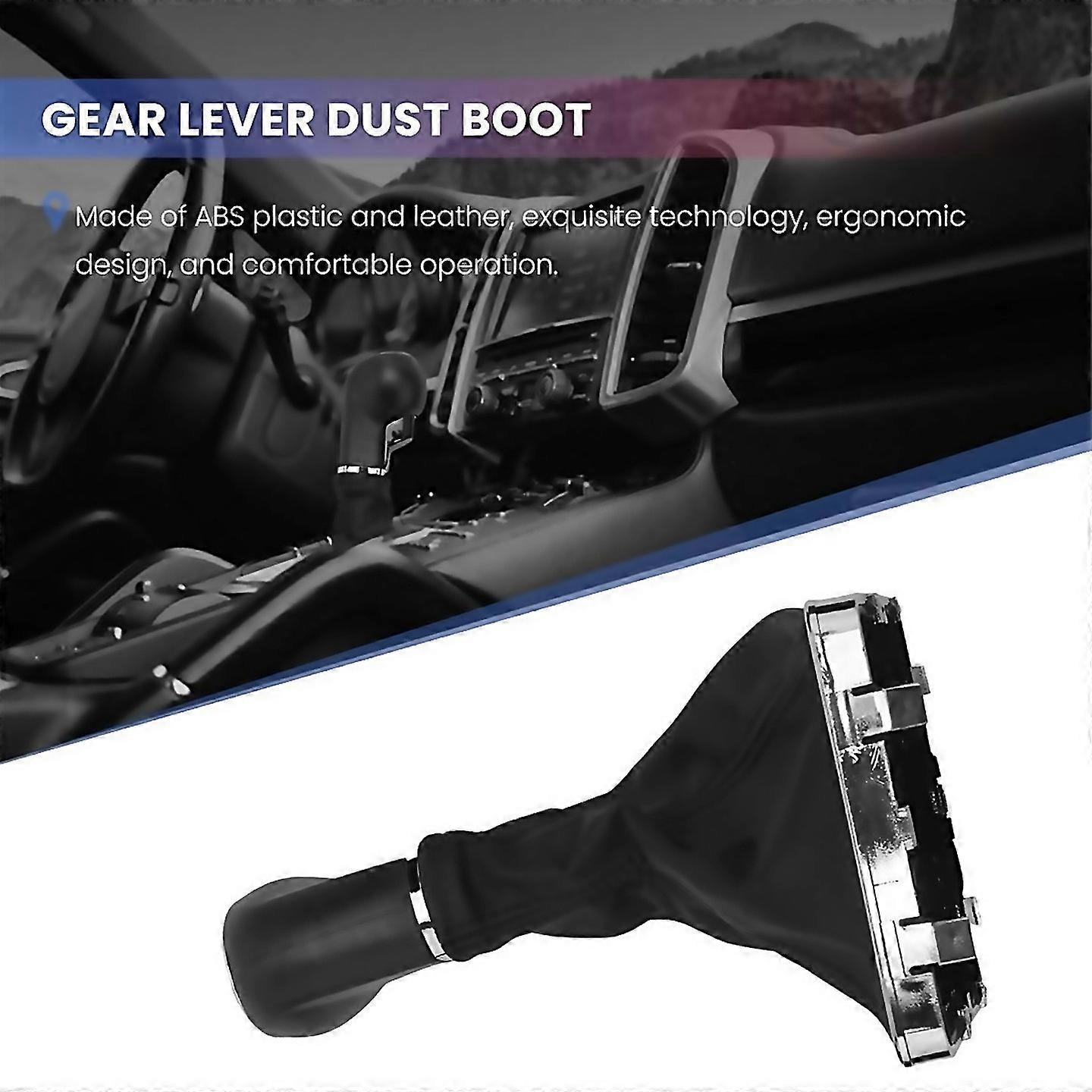 For 6 Speed Gear Shift Knob Stick Gaiter Boot Cover For
