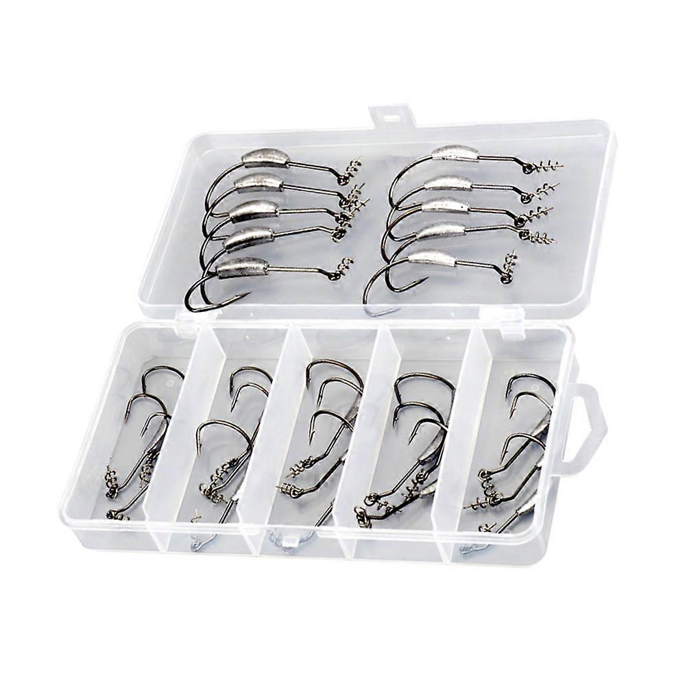 Lure Hooks Jighead Set for Use 25 in 1