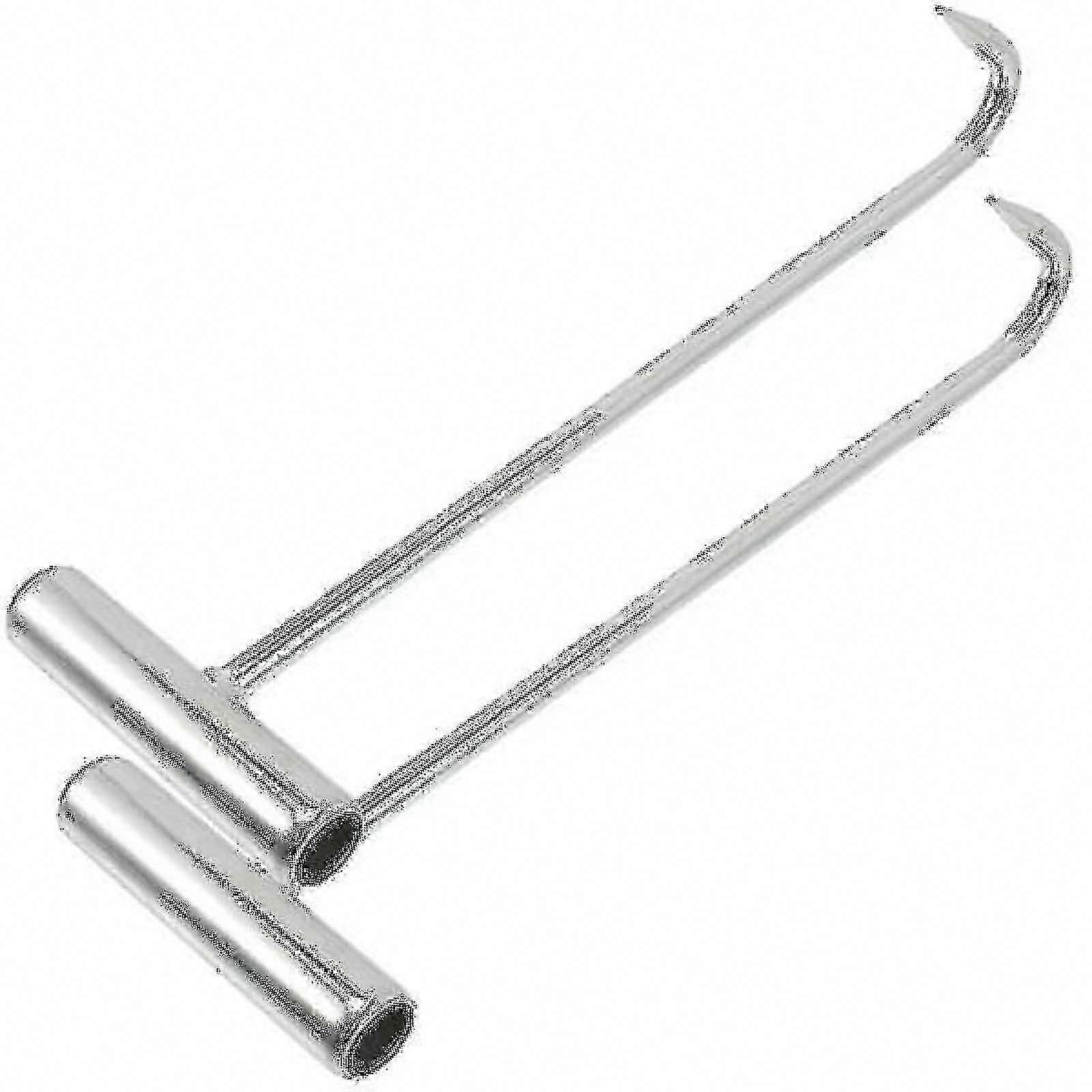2pcs Manhole Cover Hooks for Lifting, Drain Grate Pull Hook Tools