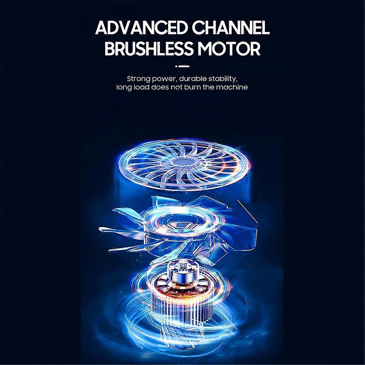 X64 Mini Fan Brushless Motor 1000W Wind Speed EU Plug,B