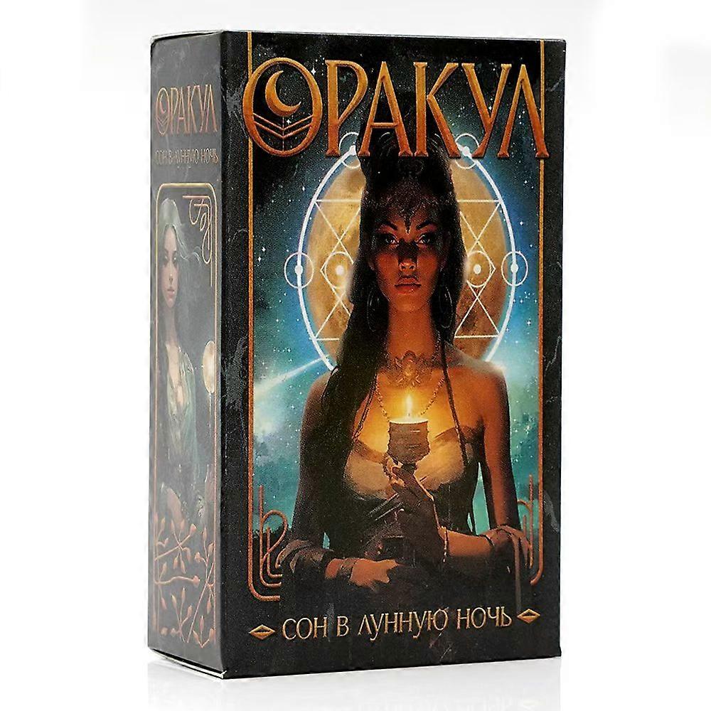 Newest Tapo Pak��� Russian Tarot Cards Playing Games Deck Board Game with Paper Instruction ���ѧ����ܧ� �ߧ� �����ܧ�� ��٧�ܧ� Oracle Card