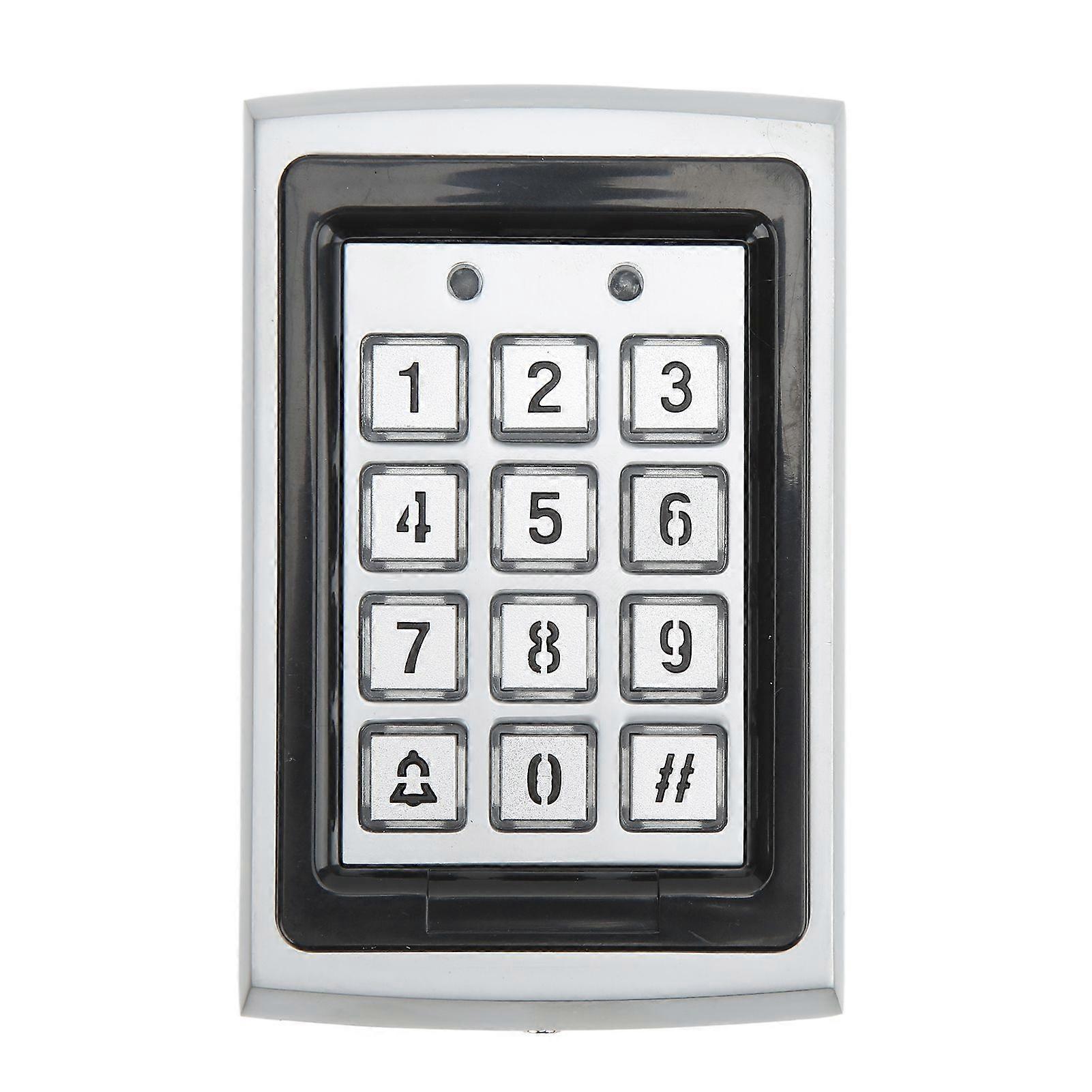 Door Access Control Machine Keyless Entry Pad IC ID Card Waterproof Metal Shell for Homes Offices