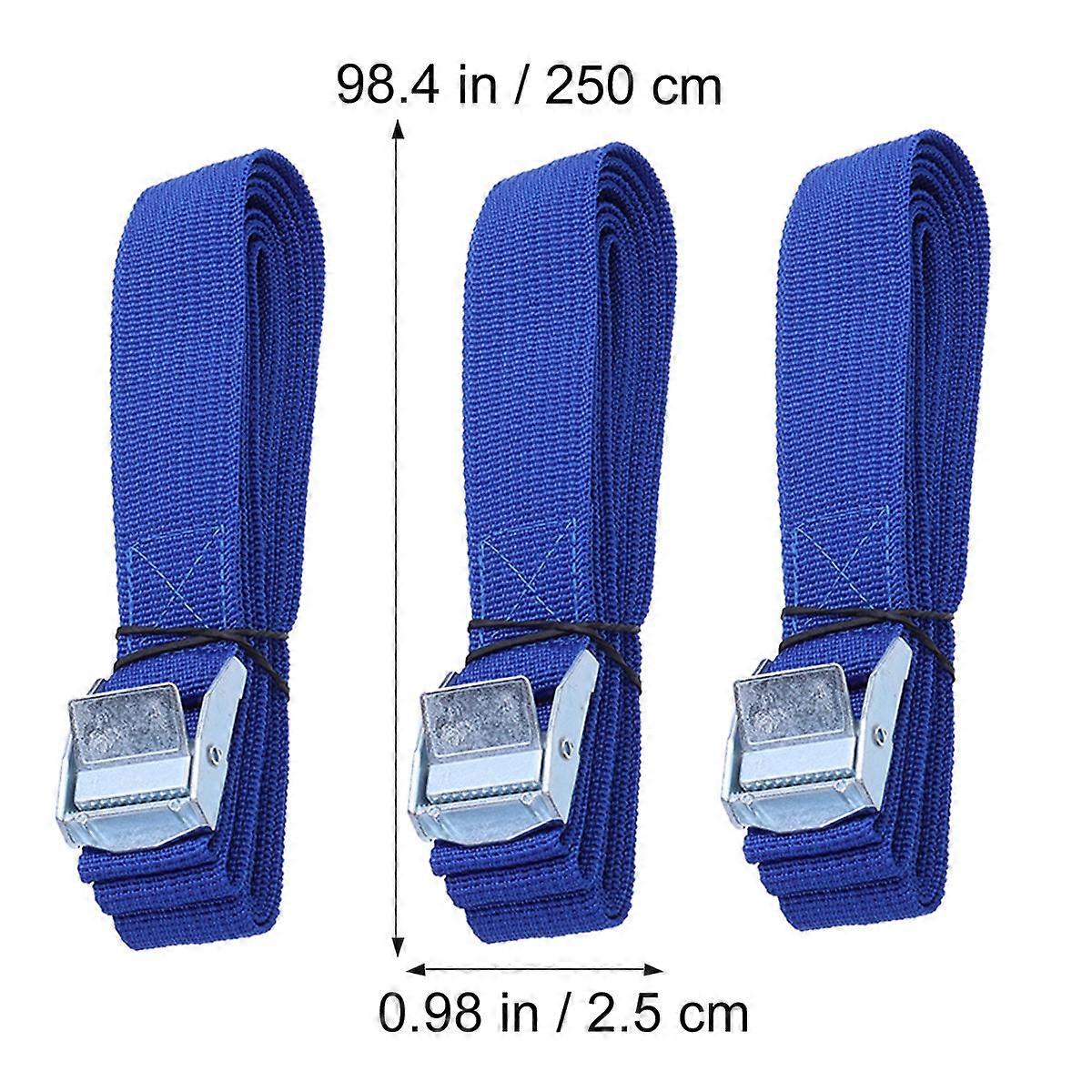 Nylon Lashing Straps for Cargo Tie Down with Buckle Quick Release 8Pcs