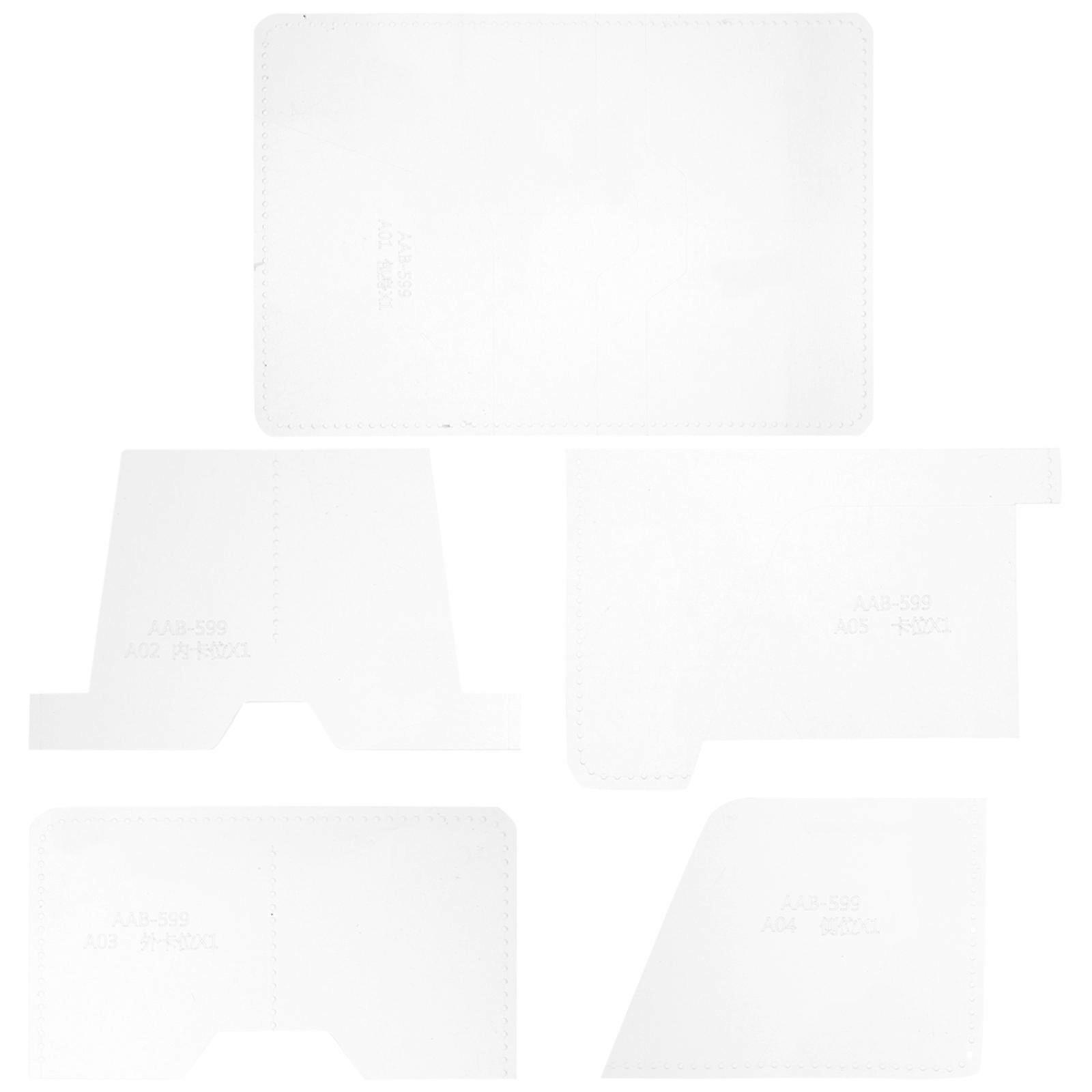 Acrylic Template for Card Holder DIY 1Set Durable Transparent Pattern