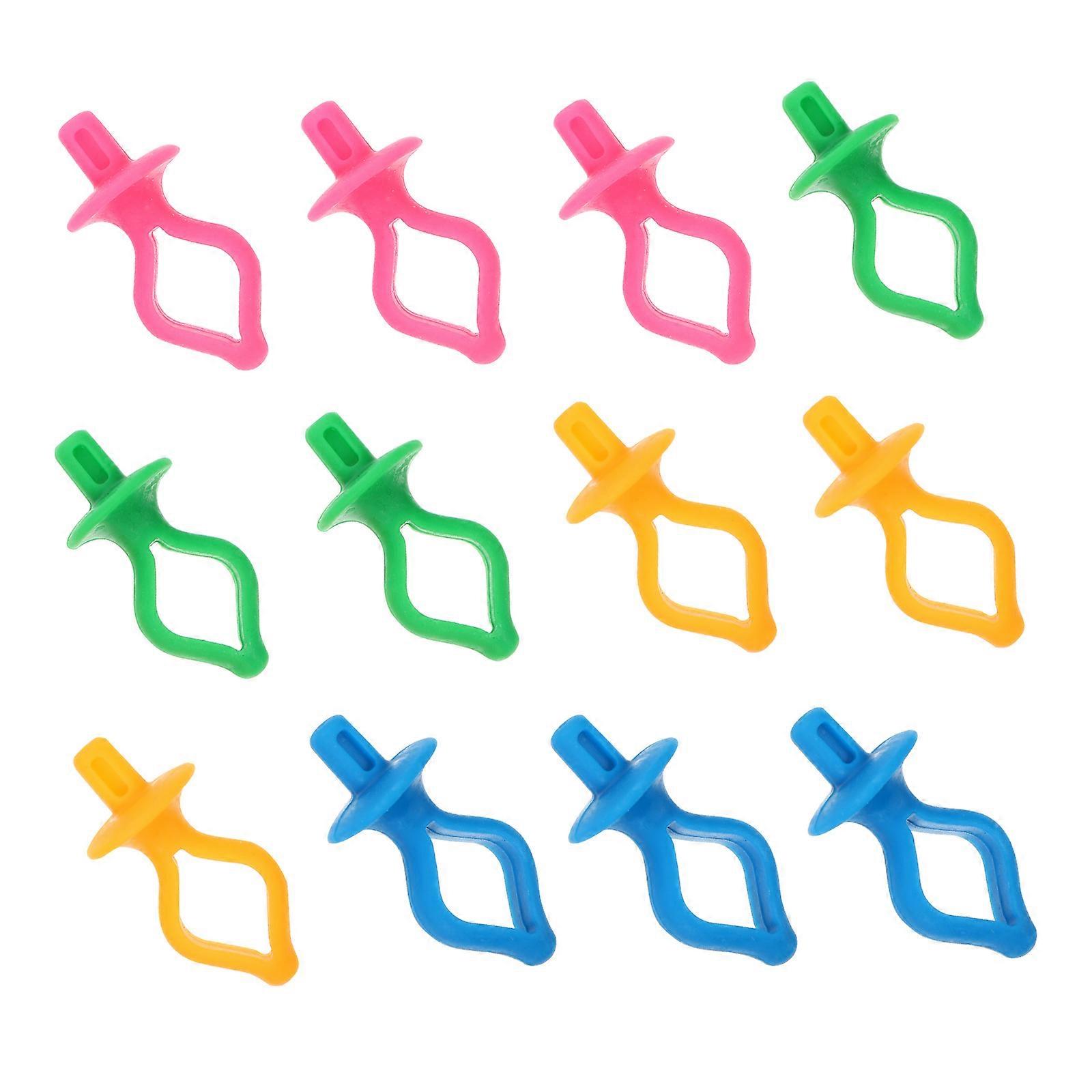 Silicone Sewing Bobbin Clips for Holding Bobbins 24Pcs Assorted Color