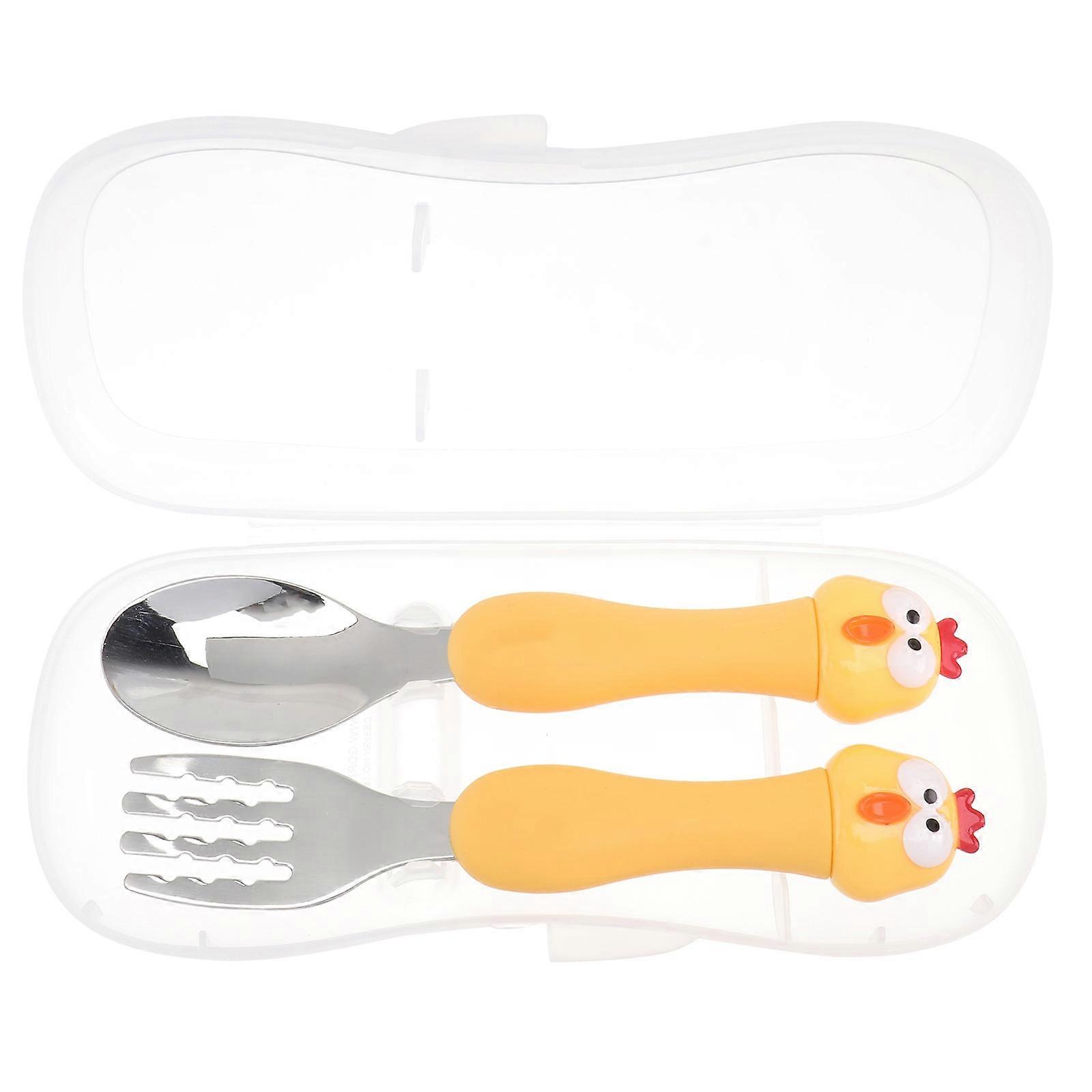 Toddler Utensil Childrens Forks Anti Rust Durable Easy to Clean Appropriate Size for Children 1 Set