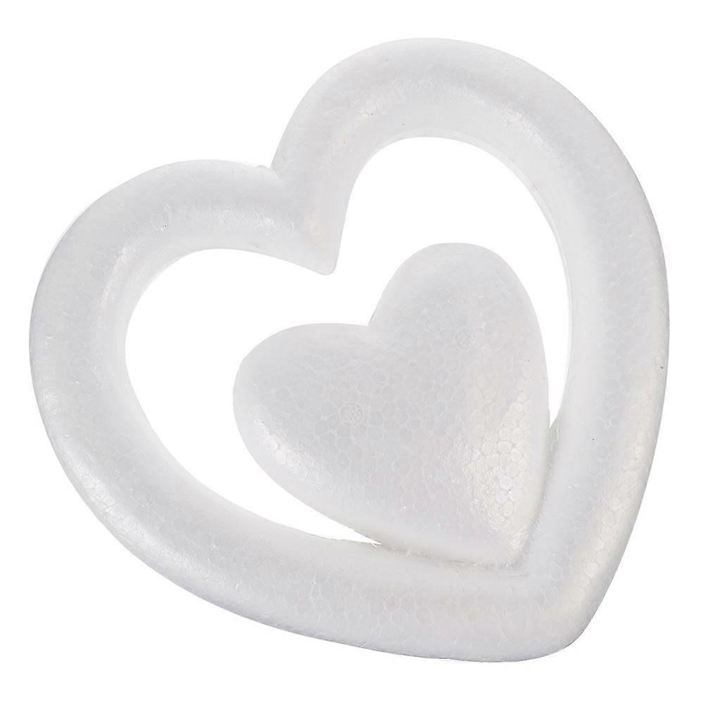 Heart Hanging Ornament Heart Shape Mold for DIY Crafting 2Pcs