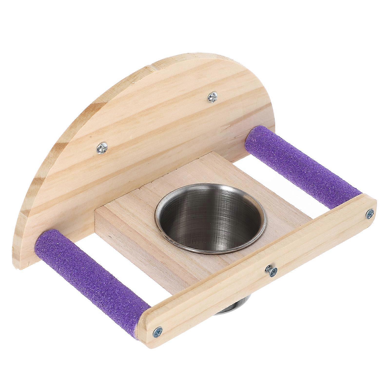 Bird Cage Feeder Set Featuring Detachable Design For Easy Feeding And Reduced Food Waste Perfect For Bird Lovers 2Pcs