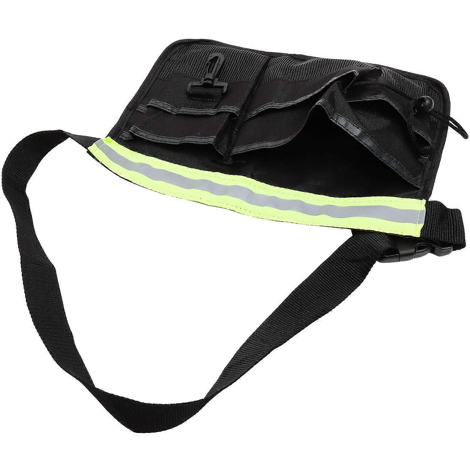 Utility Belt Tool Pouch For Carpenters And Gardeners In Black Adjustable Design For Tool Storage 2Pcs