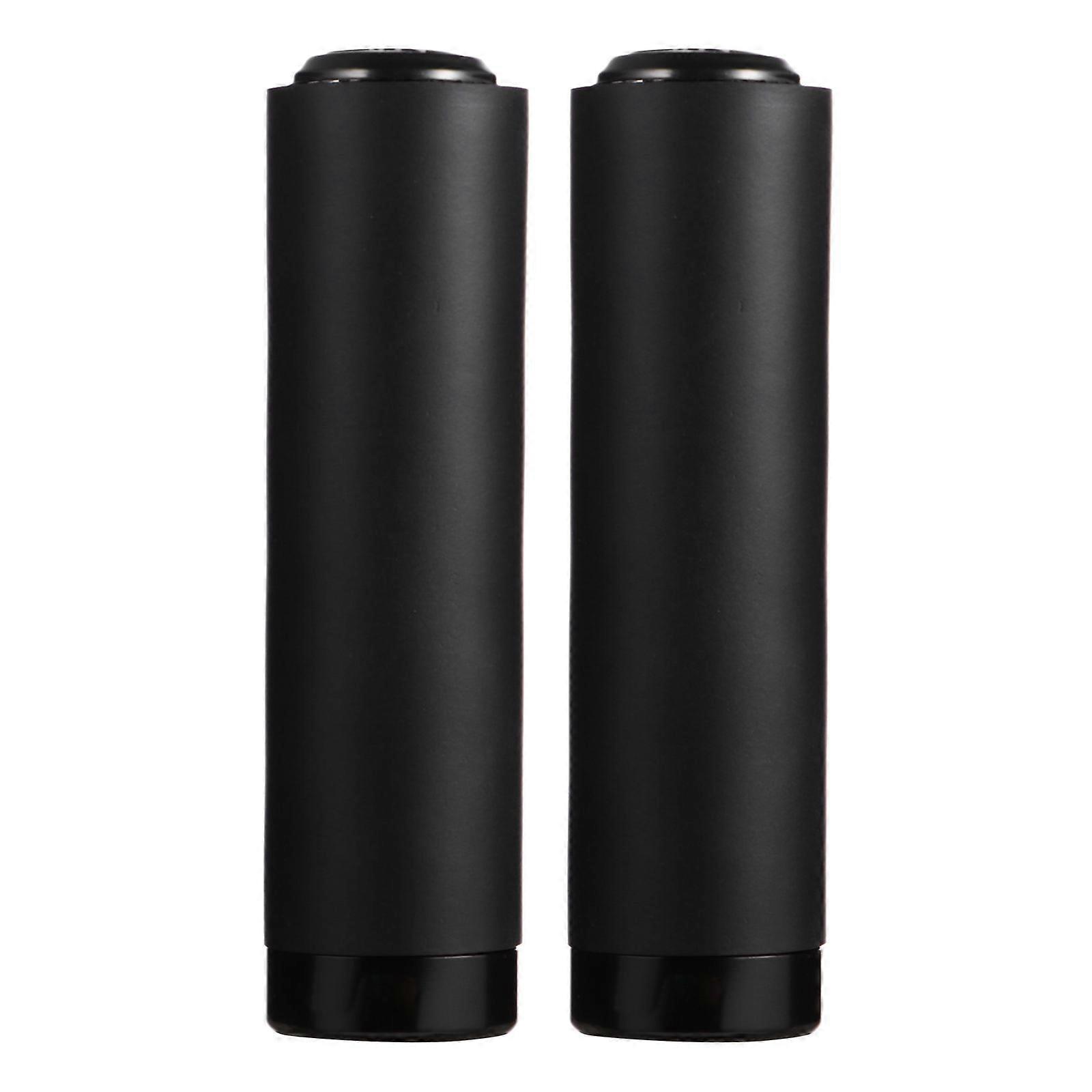Ergonomic Bike Grips 1 Pair For Bicycle Handlebars Beach Riding In Black Skidproof