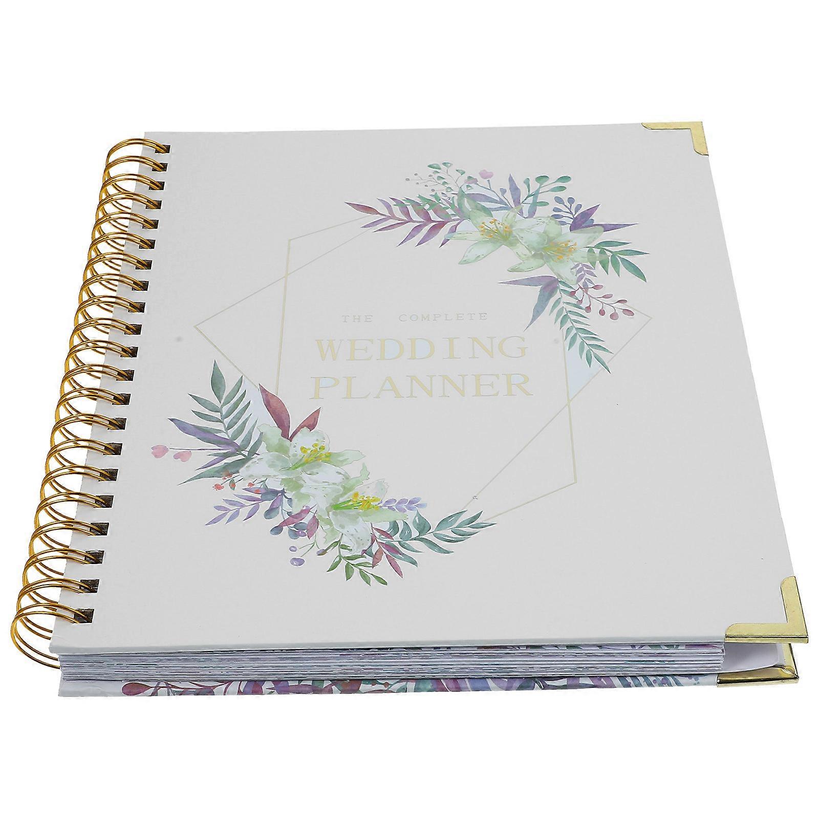 Portable Wedding Notepad Countdown Planner Souvenir For Couples Rectangular 1Pack