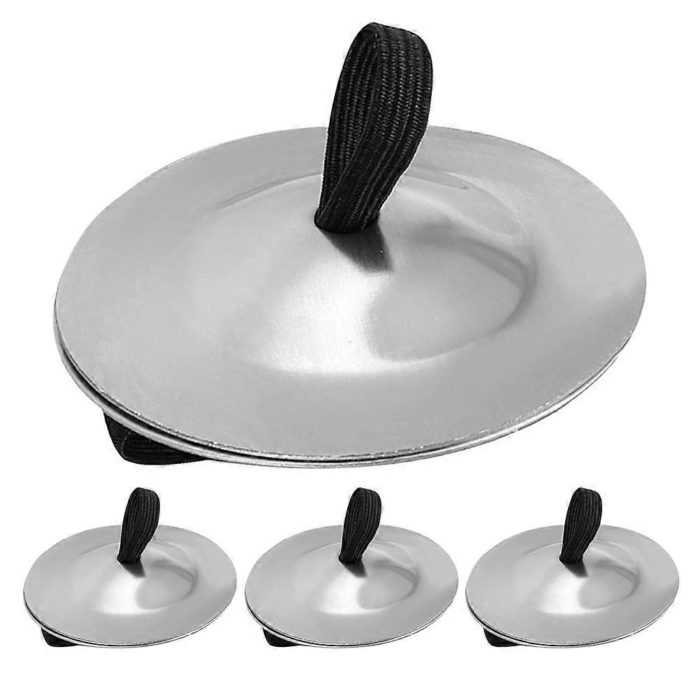 Percussion Zills for Belly Dancing Performance 16Pairs Silver Metal