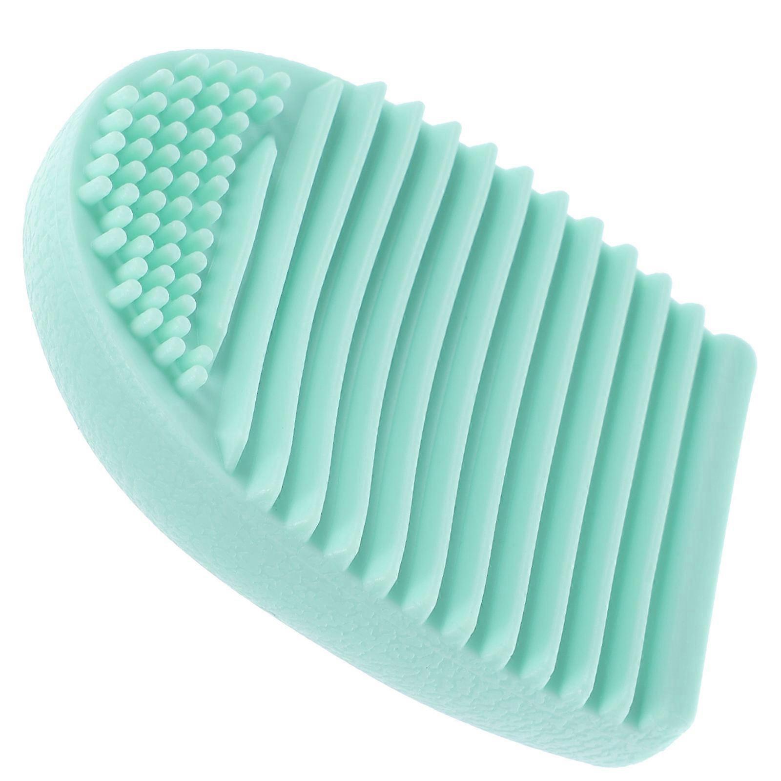 Makeup Brush Egg Silicone Cleaner for Makeup Brush Cleaning Mint Green