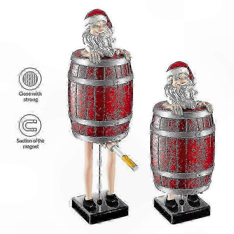 Portable Santa Claus Automatic Cigarette Dispenser Storage Box Creative Smoking Accessory Organizer