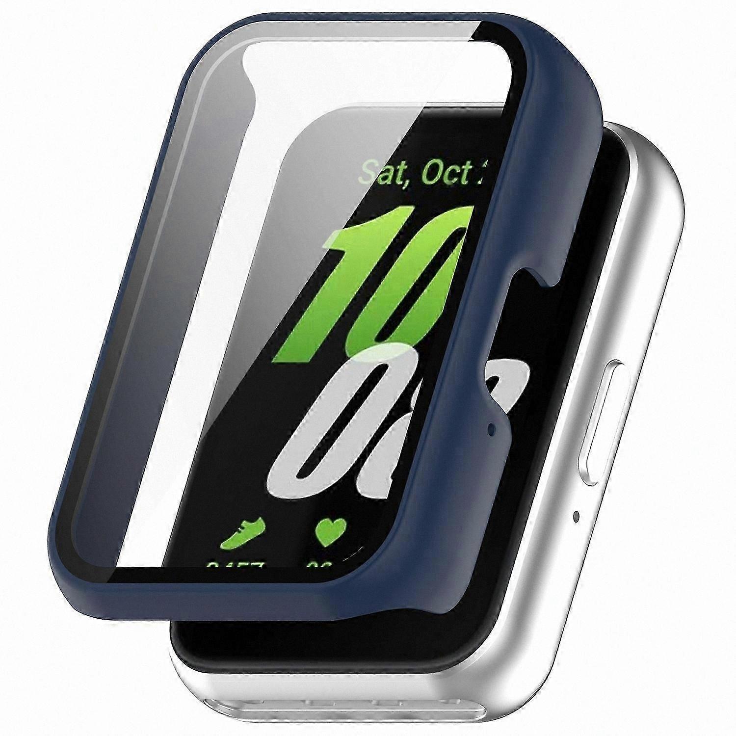 Durable Hard Shell Case with Tempered Glass Protector for Fit3 Smartwatch