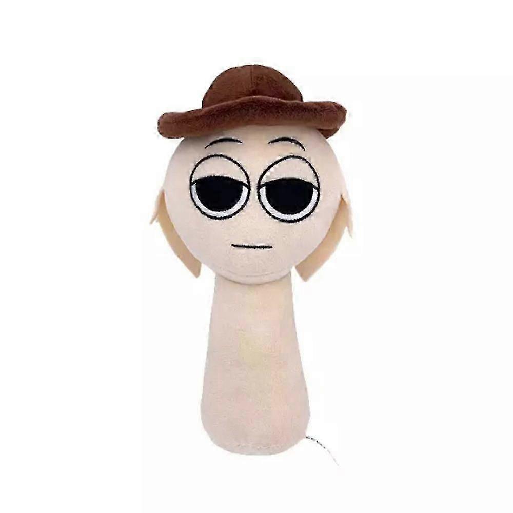 Sprunki Grey Plush Toy from Wenda Game - Adorable Soft Stuffed Animal for Adults and Kids