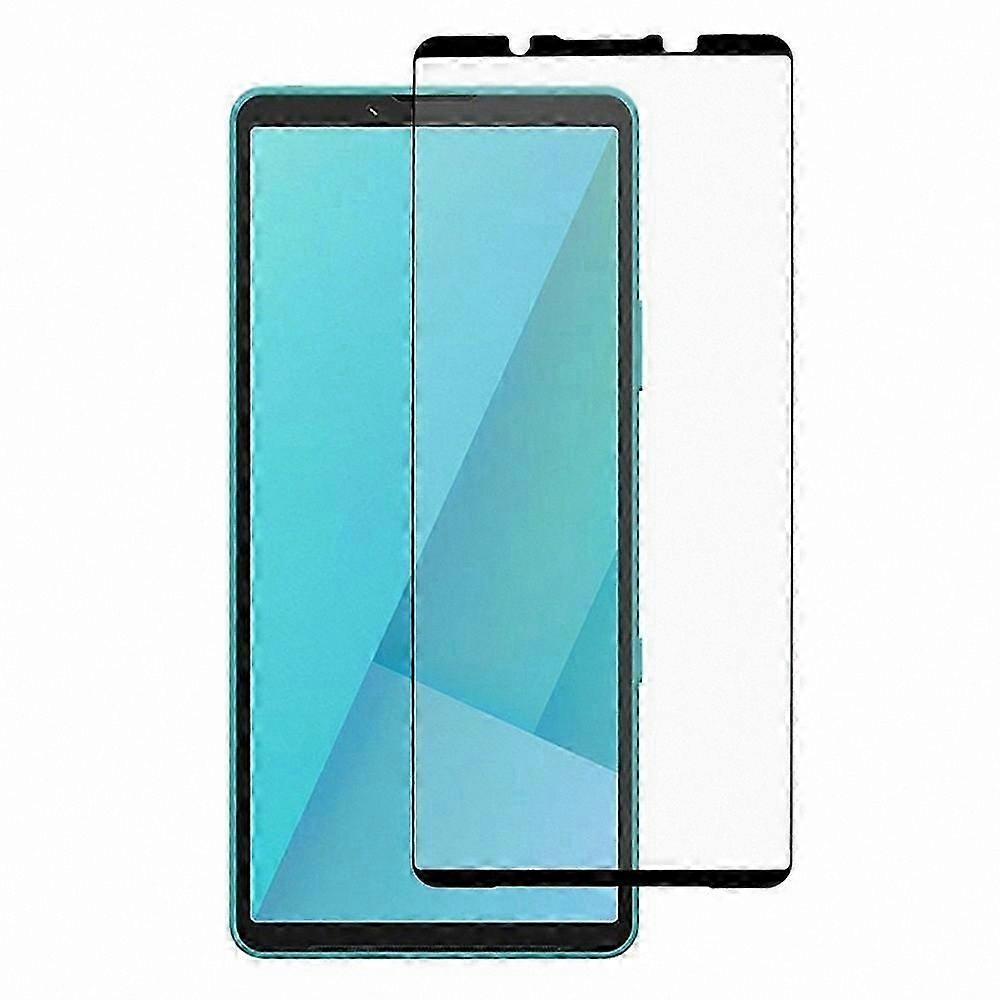 Full Glue Silk Printed Tempered Glass Screen Protector for Xperia 10 VII-Compatible Screen Film with Full Coverage Protection